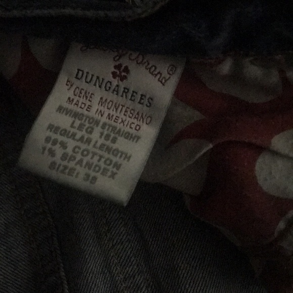 Lucky Brand distress jeans size 38 flap pocket - Picture 10 of 16